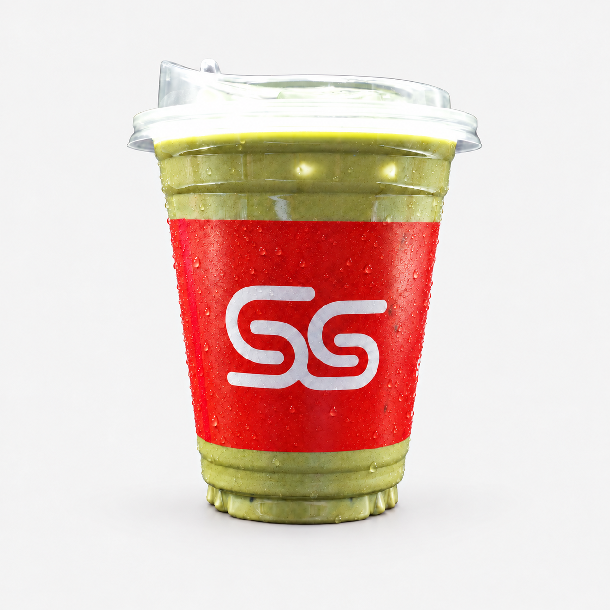 มัทฉะลาเต้ ในแก้ว Sixty Sip